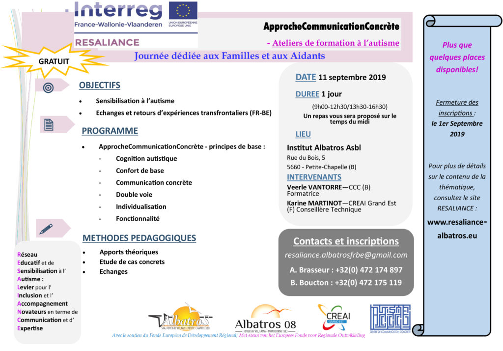 Journée dédiée aux Familles et aux Aidants